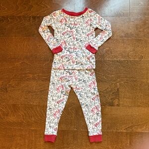 Burt's Bees Christmas Pajamas | Holiday Script - 2T